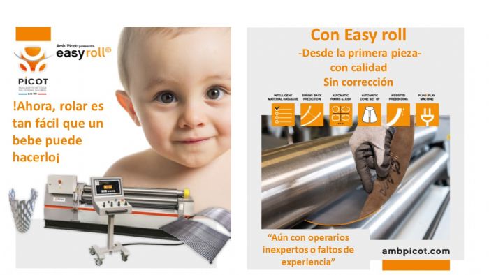 Roladora de lamina CNC